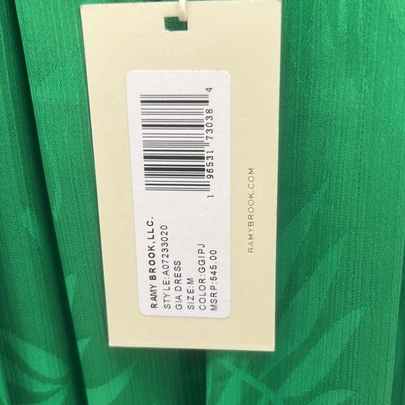 Ramy Brook Emerald Green Sleeveless Maxi Dress - Picture 4 of 8